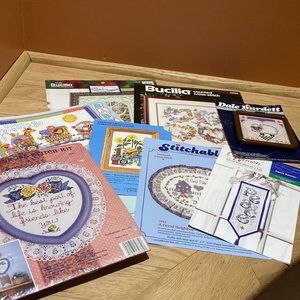 Last chance! Bundle of vintage counted cross stitch kits